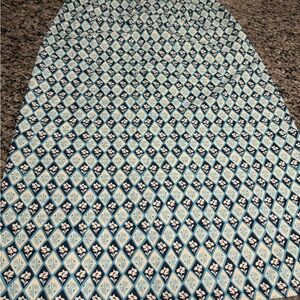 Cider Blue and White Floral Skirt